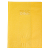 PROTÈGE-CAHIER PLASTIQUE 24X32 OPAQUE JAUNE