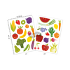 87 GOMMETTES BABY FRUITS ET LEGUMES