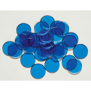 MAXI-JETONS PLASTIQUE BLEU