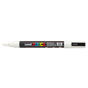 POSCA PC-3M MARQUEUR Blanc