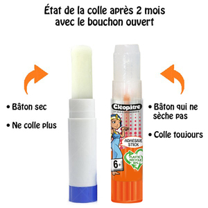 BÂTON COLLE TRANSPARENTE 8G