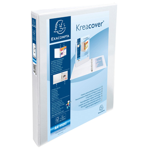 KRÉACOVER CLASSEUR PERSONNALISABLE A4 D40 BLANC