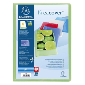 KRÉACOVER PROTÈGE-DOCUMENTS PERSONNALISABLE 40 VUES