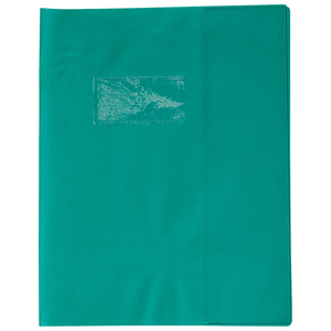 PROTÈGE-CAHIER PLASTIQUE 17X22 OPAQUE VERT