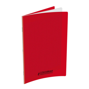 CAHIER PP ROUGE 24X32 48P SÉYÈS 90G PIQURE