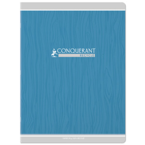 CAHIER CONQUERANT CLASSIQUE AGRAFE 240X320 48P 90G SEYES RECYCLÉ