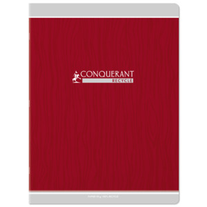 CAHIER CONQUERANT CLASSIQUE AGRAFE 240X320 48P 90G SEYES RECYCLÉ