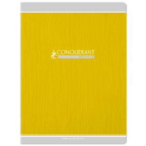 CAHIER CONQUERANT CLASSIQUE AGRAFE 240X320 48P 90G SEYES RECYCLÉ