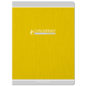 CAHIER CONQUERANT CLASSIQUE AGRAFE 240X320 96P 90G SEYES RECYCLÉ