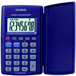 CALCULATRICE AVEC CAPOT CASIO HL820 VER