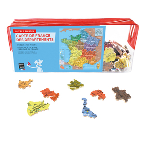 PUZZLE CARTE DE FRANCE DES DÉPARTEMENTS