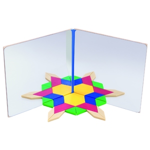 MIROIR INCASSABLE POUR DOUBLE SYMÉTRIE