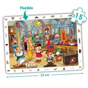 PUZZLE LES CONTES CLASSIQUES LOT DE 4