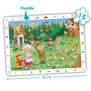 PUZZLE LES CONTES CLASSIQUES LOT DE 4