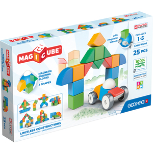 MAGICUBE 4 FORMES + ROUES 25 PIÈCES