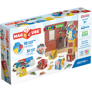 MAGICUBE CONSTRUCTION D'HISTOIRES - LES 3 PETITS COCHONS