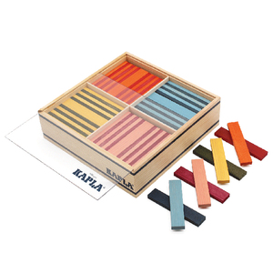 KAPLA COFFRET 100 PLANCHETTES 8 COLORIS ASSORTIS