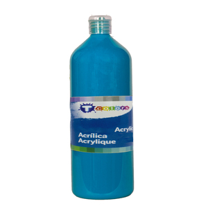 FLACON ACRYLIQUE 500 ML CYAN