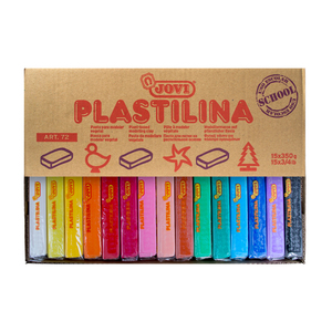 PLASTILINA 15 PAINS 350G COLORIS ASSORTIS