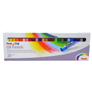 PENTEL ARTS 25 PASTELS COLORIS ASSORTIS