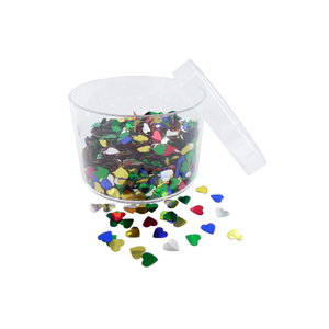 PAILLETTES SEQUINS MULTI CŒURS BOÎTE 40G