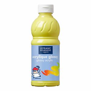 ACRYL GLOSSY FLACON 500ML JAUNE CITRON