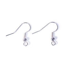 3 PAIRES DE CROCHETS POUR BOUCLES D'OREILLES ARGENT