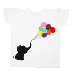 T-SHIRT COTON BLANC POUR ENFANT