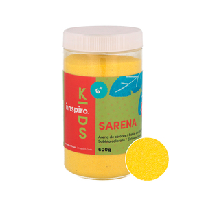 SABLE COLORÉ POT DE 600GR JAUNE