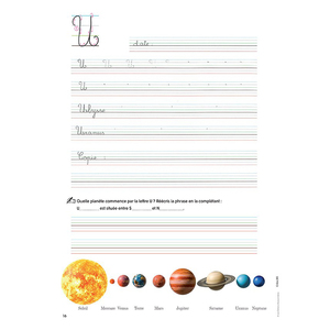 MON CAHIER D'ÉCRITURE LES MAJUSCULES CYCLE 2