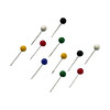 BOÎTE 100 ÉPINGLES TÊTE RONDES DIAMÈTRE 6MM COLORIS ASSORTIS