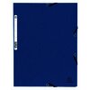 LOT DE 10 CHEMISES 3 RABATS CARTE LUSTRÉE BLEU EXACOMPTA