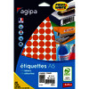POCH DE  10 PLANCHES - 960 PASTILLES ADH ORANGE D15MM APLI