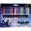 POCHETTE DE 20 STYLOS ENCRE GEL FOLIA MÉTALLIQUES PAILL.-TA