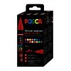 16 MARQUEURS PEINTURE POSCA PC5BR COLORIS ASSORTIS UNIBALL