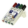 POCHETTE DE 4 WHITEBOARD 351 COL ASS PTE OGIVE STAEDTLER