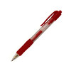 STYLO BILLE RÉTRACTABLE ENCRE GEL ROUGE PTE MOYENNE BUDGET