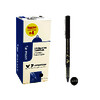 LOT 20 ROLLERS HI-TECHPOINT V7 DT 4 OFF NOIR PTE MOY PILOT