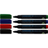 POCHETTE DE 4 MARQUEURS PERMANENTS 130 ASSORTIS SCHNEIDER