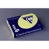 RAMETTE 250 FLES A4 160G JAUNE TROPHEE CLAIREFONTAINE