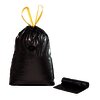 CARTON 200 SACS POUBELLE NOIRS LIENS COULISSANTS 110 L 34 µ