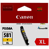 CANON 581XL CARTOUCHE D'ENCRE JAUNE D'ORIGINE (CLI581YXL)