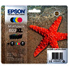 EPSON 603XL PACK 4 CART. NO + 3 COL D'ORIGINE (C13T03A64010)