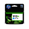 HP 912XL CARTOUCHE D'ENCRE CYAN D'ORIGINE (3YL81AE)