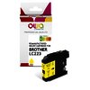 CARTOUCHE JE REMAN. POUR BROTHER LC223 JAUNE OWA