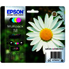 EPSON 18XL PACK 4 CART. NO + 3 COL D'ORIGINE (C13T181640)