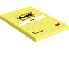 BLOC 102 X 152 MM 100 FEUILLES LIGNÉES REPO JAUNE POST IT