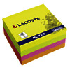 BLOC-CUBE 75 X 75 MM 320F REPO COLORIS NÉON LACOSTE
