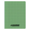 CAHIER MATER COUV PP SÉYÈS 3MM 32 P 17X22CM VERT CONQUERANT