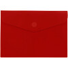 POCHETTE TRANSLUCIDE LISSE BRILLANTE EN PP ROUGE